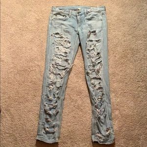 Rag & Bone “The Dre” distressed boyfriend jeans